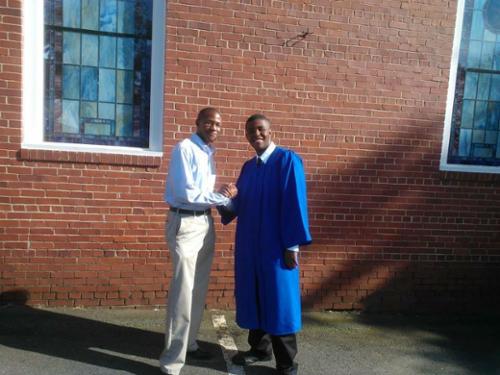 Timothy Brown is the first KTC student to graduate high school from EBLA Academy.